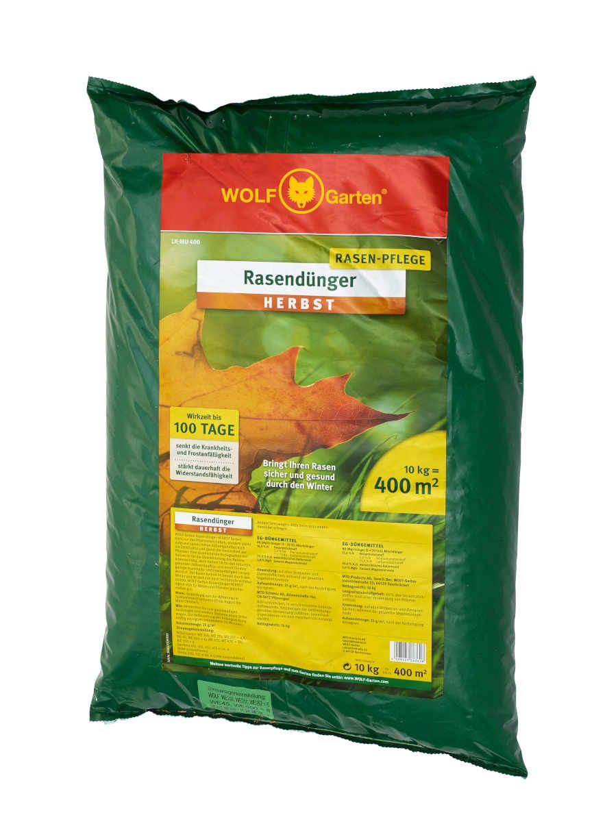 Wolf-Garten Rasendünger Herbst LK-MU 400, 10kg für 400qm²